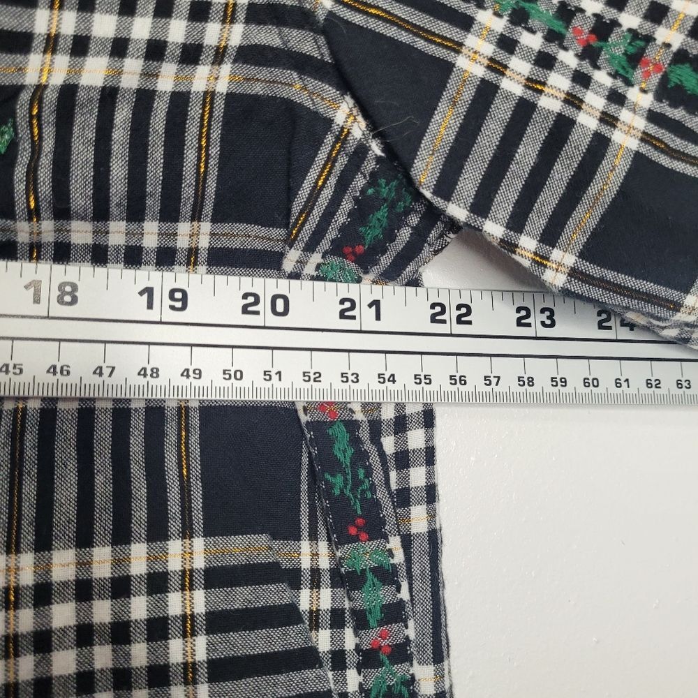 Basic Editions Black White Holiday Christmas Butt… - image 4